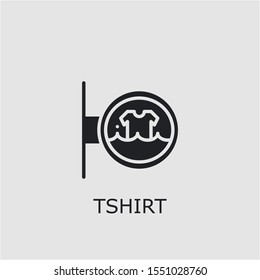 Professional vector tshirt icon. Tshirt symbol that can be used for any platform and purpose. High quality tshirt illustration.