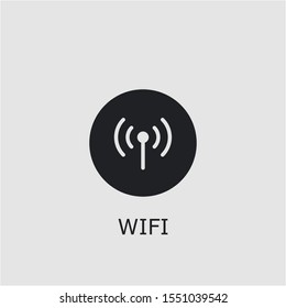 Professional vector wifi icon. Wifi symbol that can be used for any platform and purpose. High quality wifi illustration.