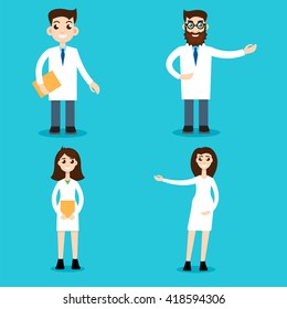 Professional vet doctors set