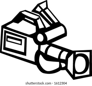 professionelle Videokamera