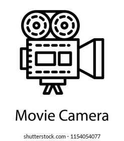 
A professional video recorder camera
