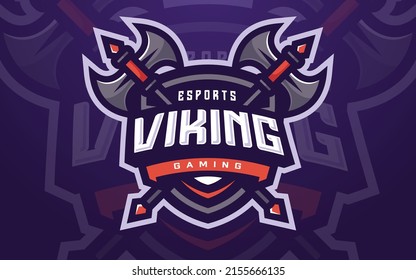 Vorlage für professionelles Video-Esports-Logo für Game-Team oder Gaming-Turnier