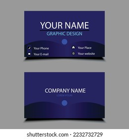 Professional Visiting Card Design Vector File