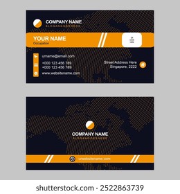 Professional Visiting Card Design Vector