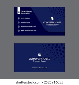 Vetor de design de placa de visita profissional