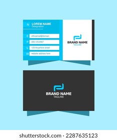 Professional visiting card template design