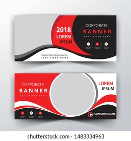 Professional wavy Header banner templates design
