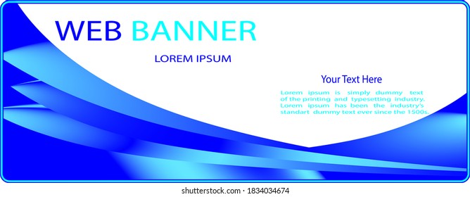 Professional Web Banner creative design Vector for web eps10.