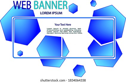 Professional Web Banner creative design Vector for web eps10.