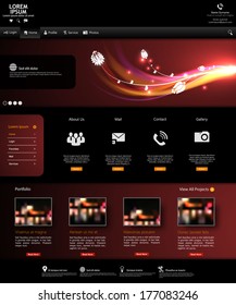 Professional Website Design Dark Template 