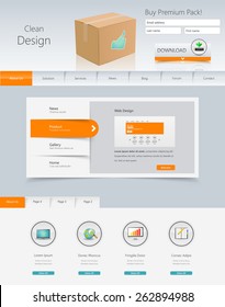 Professional Website Template, Creaive Web Design