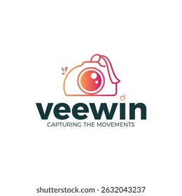 Professional Wedding  Camera Logo Vector Template