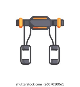Professional Weighted Resistance Training Gear for Efficiency. Design of Fitness and Gym Icons.