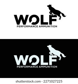 professional Wolf company Business logo template.