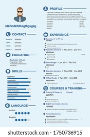 Professional Word Resume / CV Template with super modern and professional look. Elegant page designs are easy to use and customize, so you can quickly tailor-make your resume for any opportunity