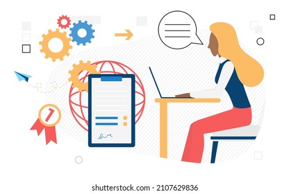 Professional worker success awarding annual report. Business company advisory board expertise strategy help