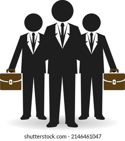 Professional Working Life, businessman icon vector 