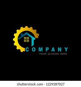 professional workshop logo, home logo, workshop logo, 