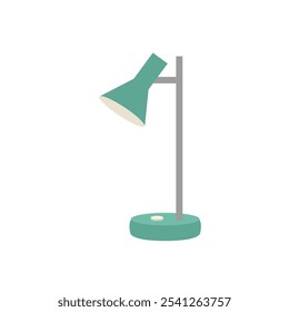 Professional Workspace Desk Lamp Illustration. Soft and Elegant Table Lamp for Study or Reading Room. Functional Desk Lamp. Contemporary Desk Lamp for Efficient Work Lighting.