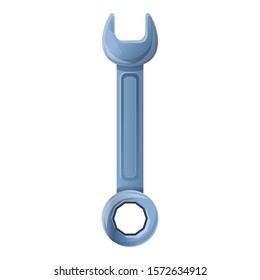 Professional wrench icon. Cartoon of professional wrench vector icon for web design isolated on white background