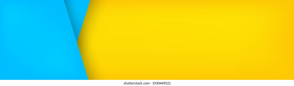 professional yellow realistic gradient web banner header vector design with cloud papercut style fit for social media template,sale promotion, post business ,online shop,etc