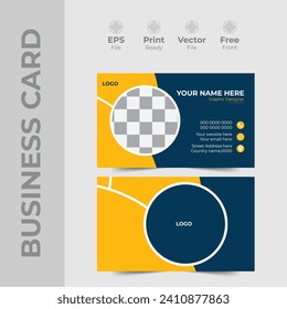 professional,Creative and modern business card template,Double-sided creative business card template and own design.