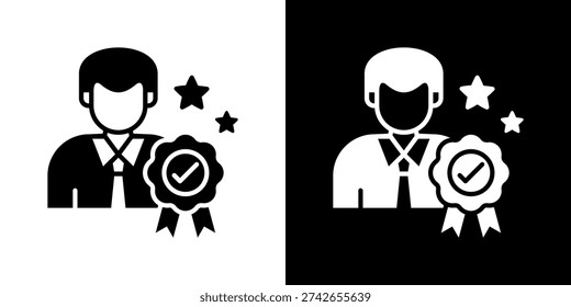 Professionalism Icon Set Vector Collection Isolated In Black And White