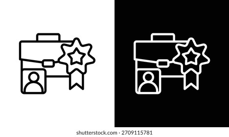 Versión de dos tonos en el fondo blanco y negro