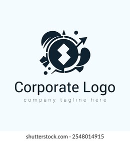 A professionally designed corporate logo in vector format, created with a crisp resolution of 4000px by 4000px for superior quality.