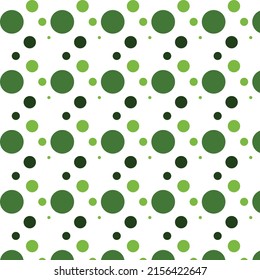 Professionally designed green circles background of different sizes