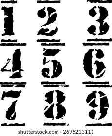 Professionally designed number in vector format, great for typography, branding, and infographic materials