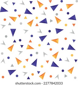 Dibujo profesional del arte abstracto formas geométricas de fondo sobre un fondo blanco