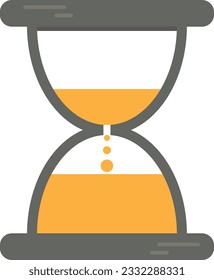 Professionally illustrated hourglass illustration on a white background