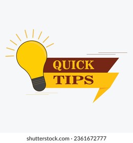 Professionally illustrated quick tips board on a white background