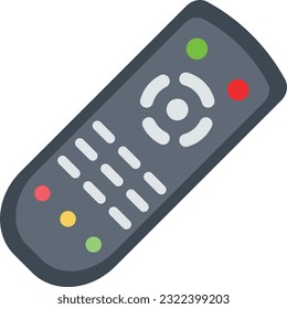 Professionally illustrated remote control illustration on a white background