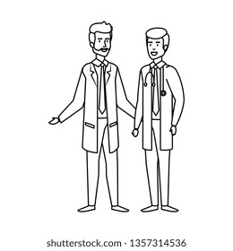 professionals doctors avatars characters
