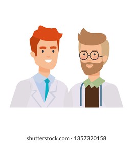professionals doctors avatars characters