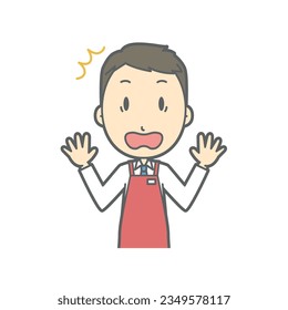 Professions 404 _ supermarket staff clipart (6)