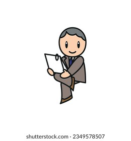 Professions 413 _ businessman clipart