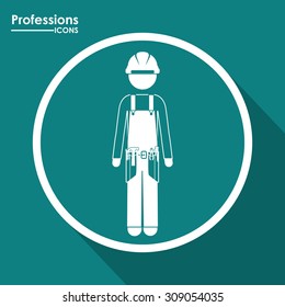 Professions digital design, vector illustration eps 10