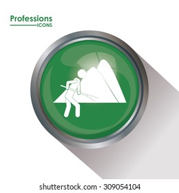 Professions digital design, vector illustration eps 10