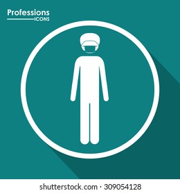Professions digital design, vector illustration eps 10