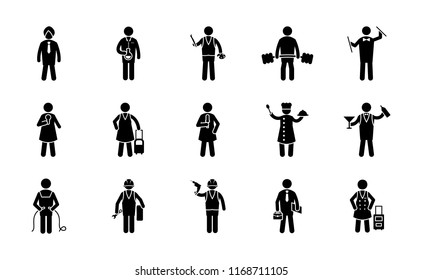 Professions Glyph Icons Professions Glyph Icons