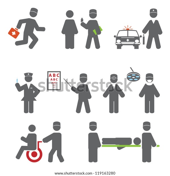Professions. Set vector\
icons for you\
design
