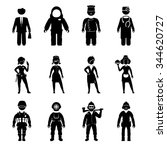 professions silhouettes 