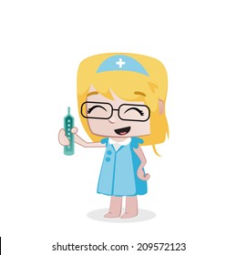 Professions Vector Girls
