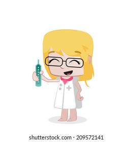 Professions Vector Girls