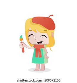 Professions Vector Girls