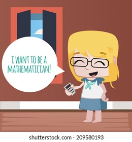 Professions Vector Girls