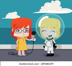 Professions Vector Girls